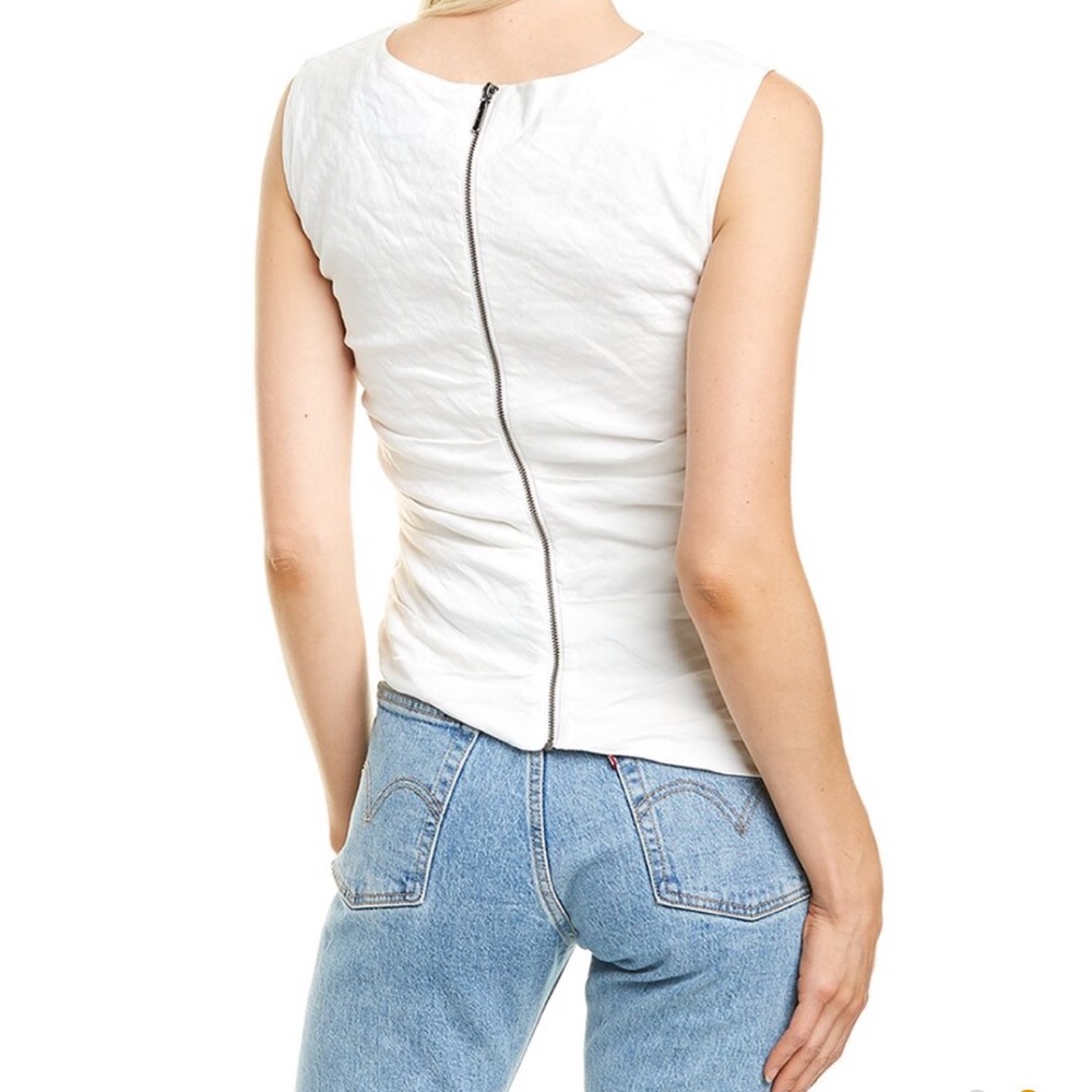 Nicole Miller Ruched Top - Picture 2 of 9